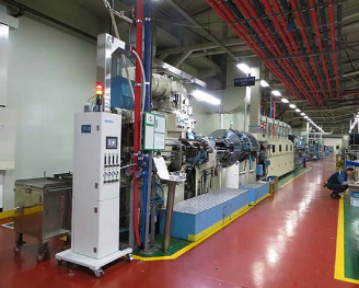 The South Korean Daeryuk Company is equipped with our can making machinery.